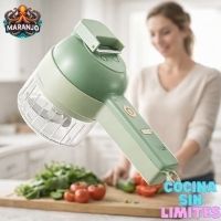 Picadora de Alimento 4 en 1, facilita y ahora tiempo en tu cocina