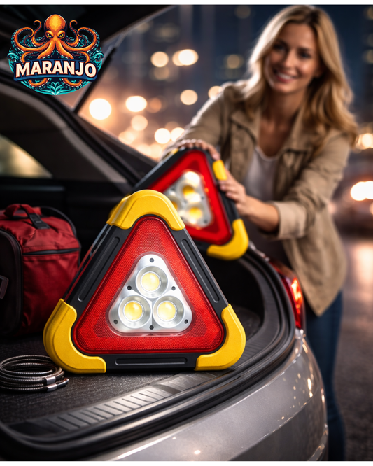 Triangulo Emergencia 3 Led Recargable