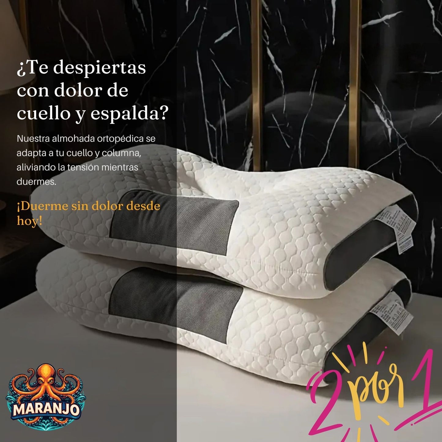 ErgoDream Pillow - Postura correcta mientras duermes