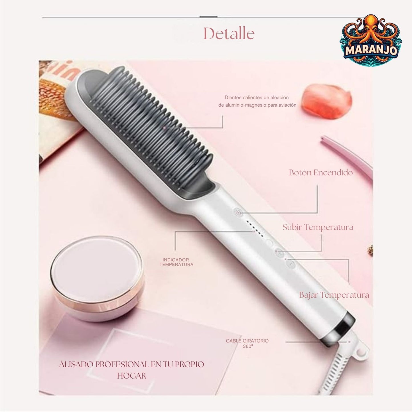 SilkBrush Pro - Doma el frizz sin dañar tu cabello