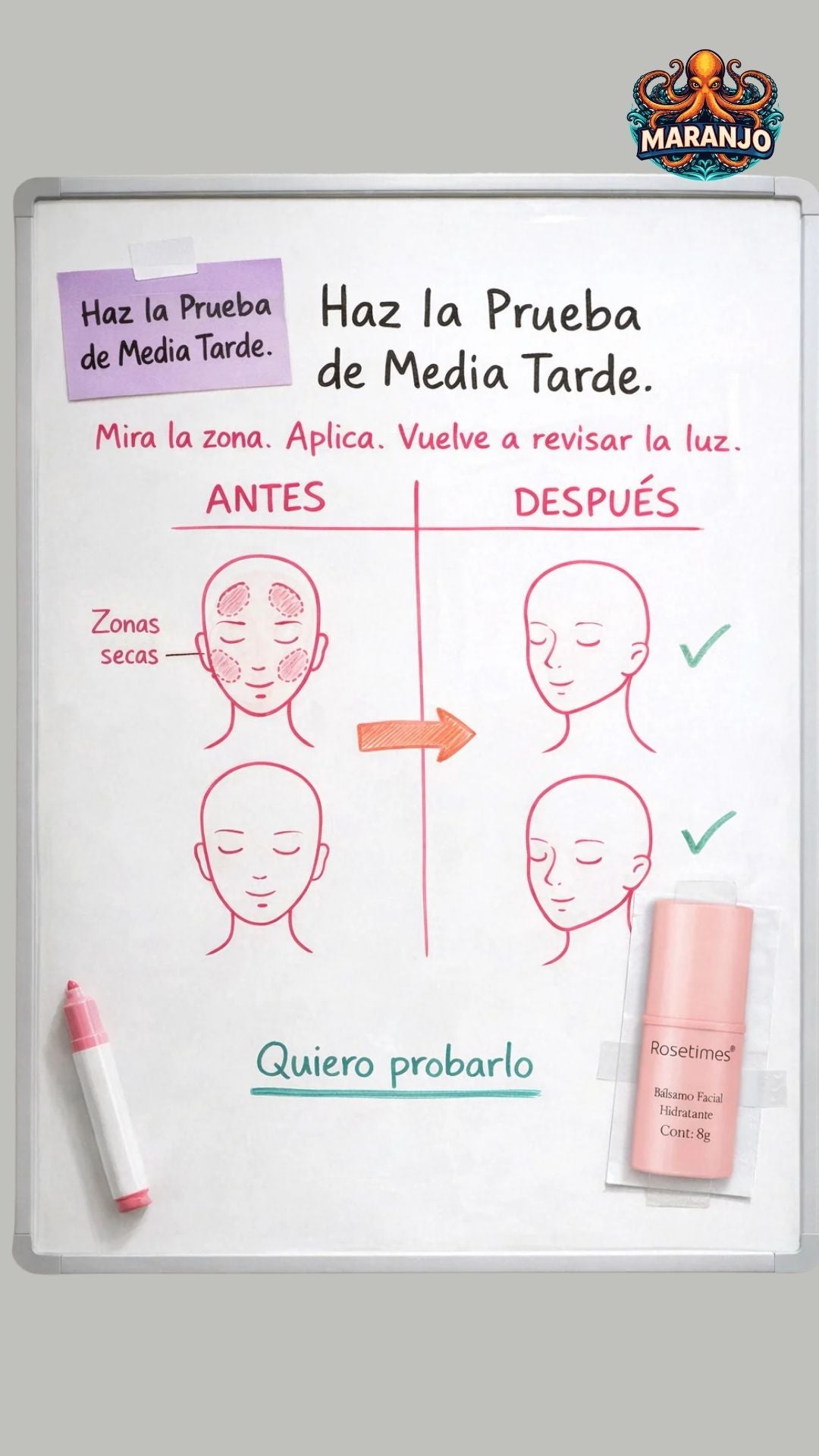Rosetimes CeraGlow - Piel protegida todo el día