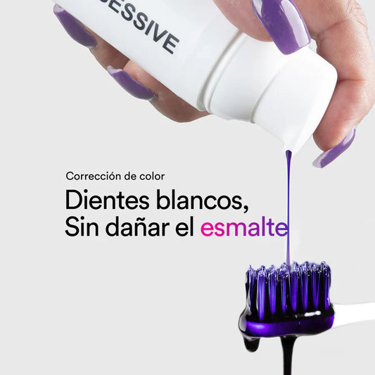 Lumivé -Pasta Dental Blanqueadora OBSESSIVE- Corrige el tono, potencia tu sonrisa