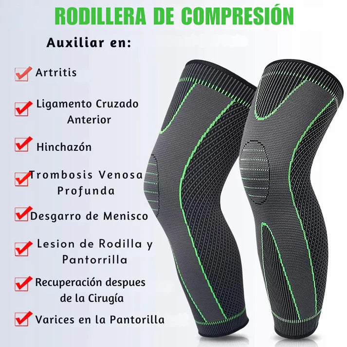Rodillera de compresión, evita las venas varicosas, rodilleras estables y duraderas para uso excesivo para el hogar X2 UDS