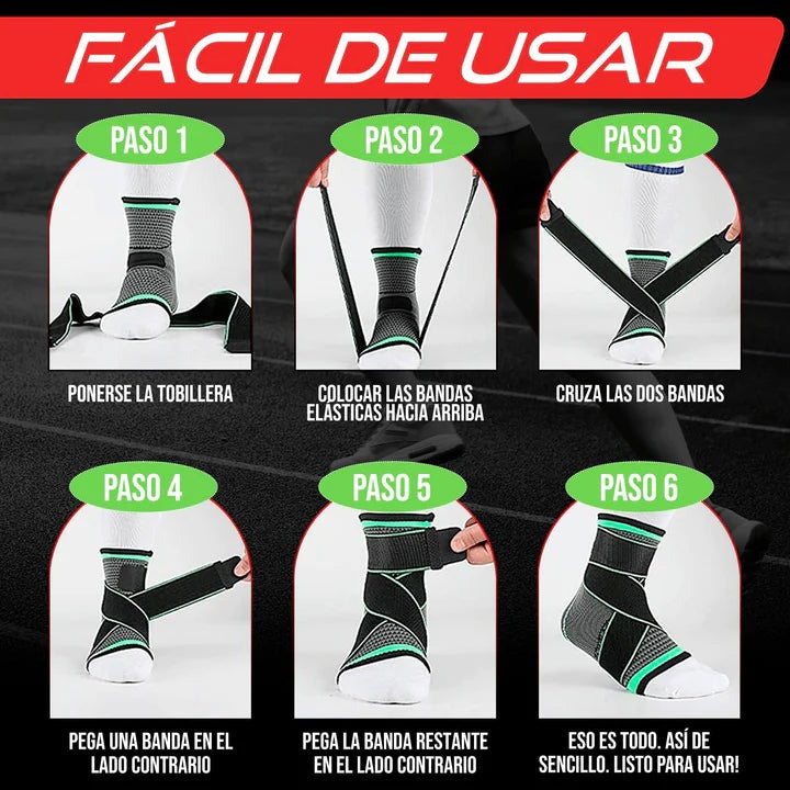 Tobillera De Compresión Ajustable/ Mejora la Firmeza de tus Tobillos